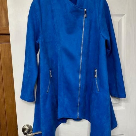 Gorgeous faux Suede jacket NWT - Picture 1 of 8